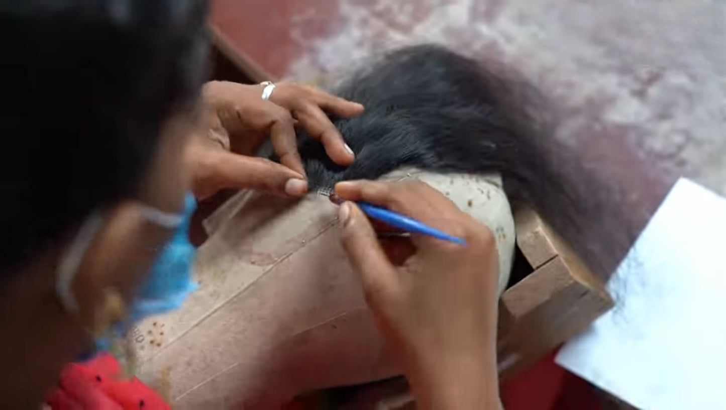 13x6/31x15cm Blonde indian hair frontal