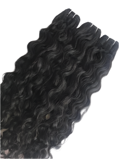 Curly Indian raw bundles