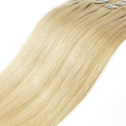 Clip in extensions capelli indiani biondi 