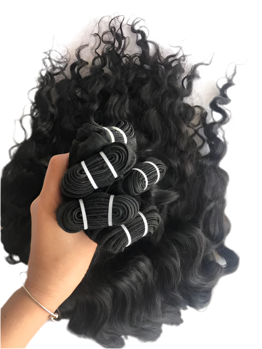 Curly Indian raw bundles