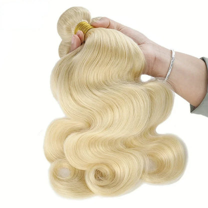 Blonde Indian hair bundles