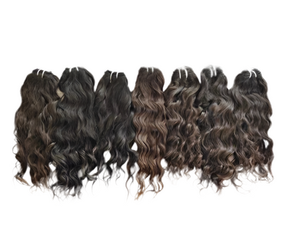 Wavy Indian raw bundles