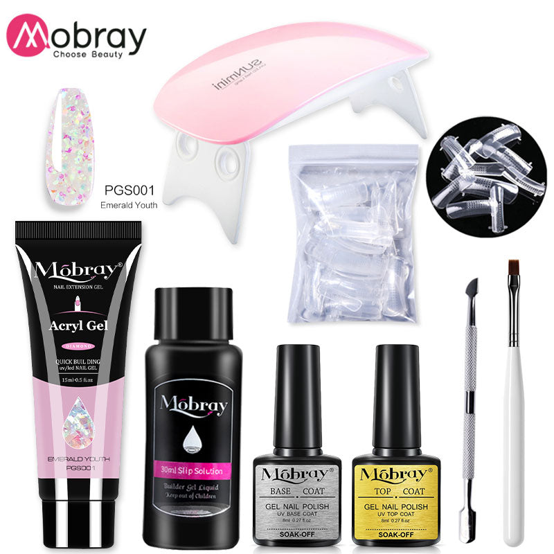 UV Gel With UV LED Lamp Manicure Set