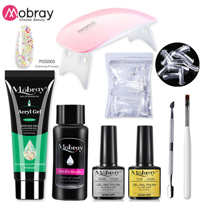 Set manicure con lampada UV LED e Gel 