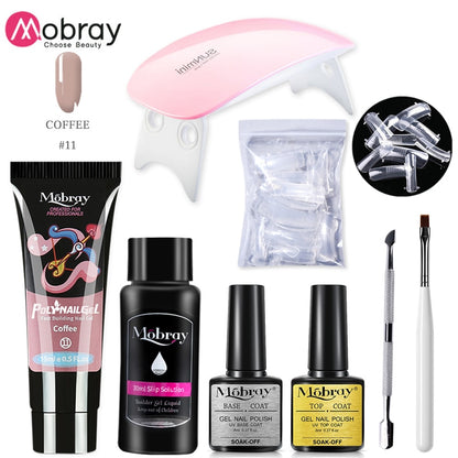 Set manicure con lampada UV LED e Gel 