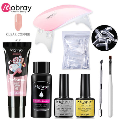 Set manicure con lampada UV LED e Gel 