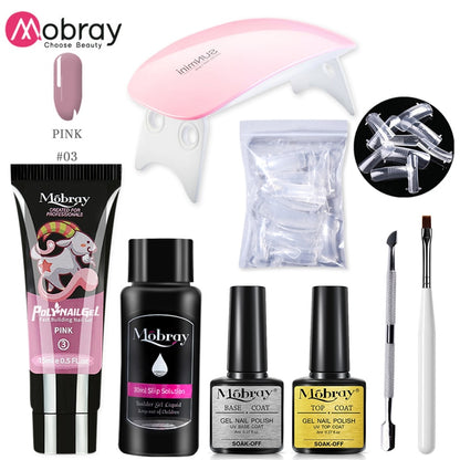 Set manicure con lampada UV LED e Gel 