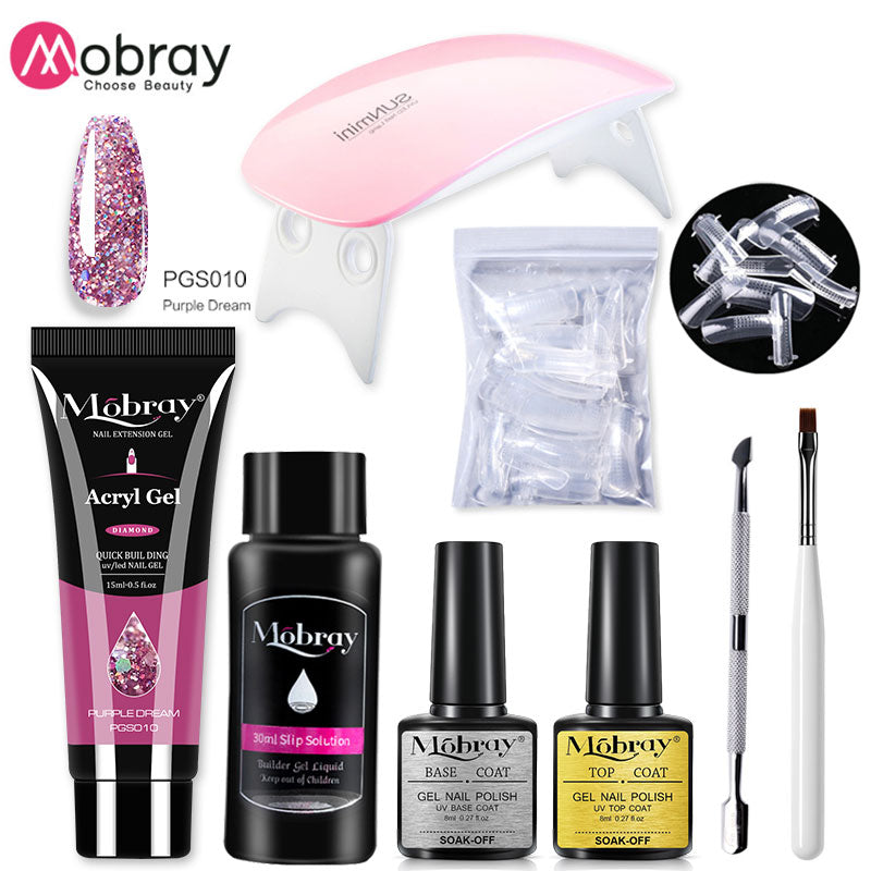 Set manicure con lampada UV LED e Gel 