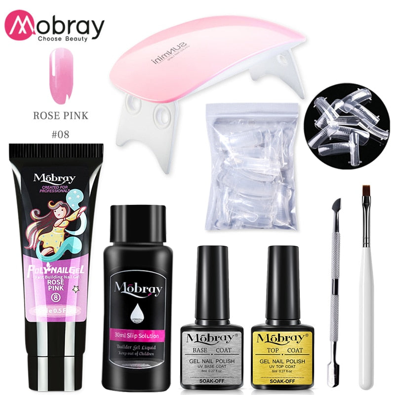 UV Gel With UV LED Lamp Manicure Set