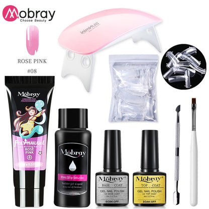 Set manicure con lampada UV LED e Gel 