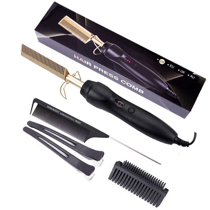 Hot Comb Hair Straightener