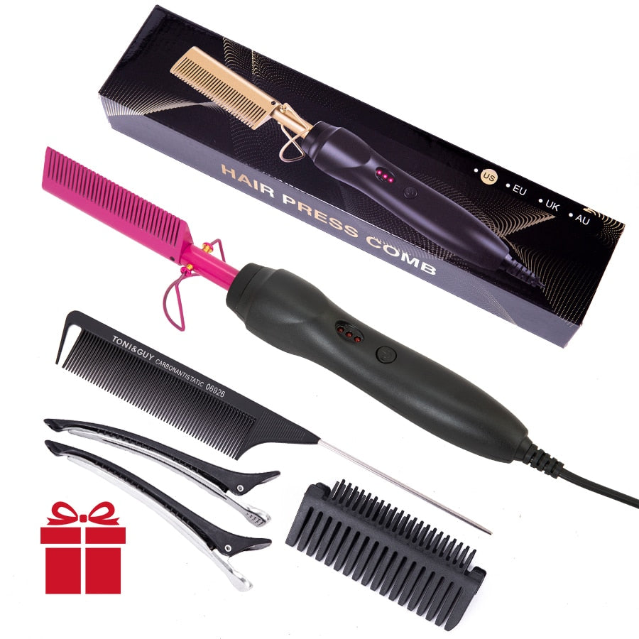 Hot Comb Hair Straightener