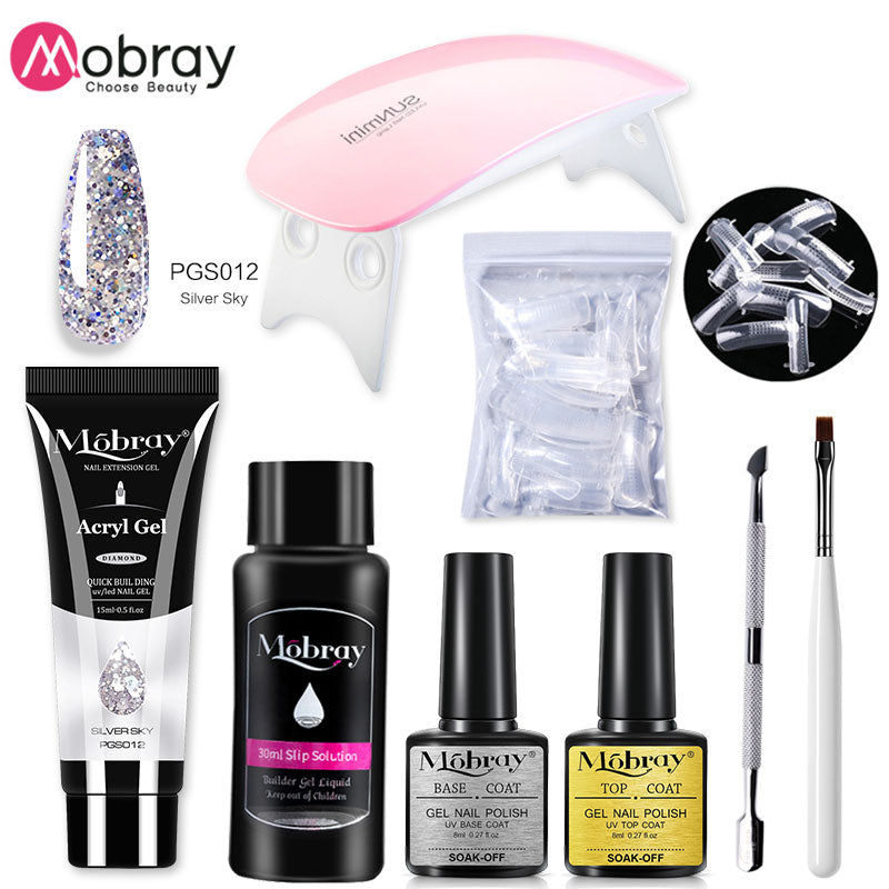 Set manicure con lampada UV LED e Gel 