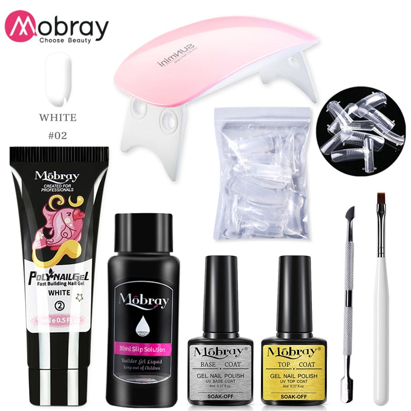 Set manicure con lampada UV LED e Gel 