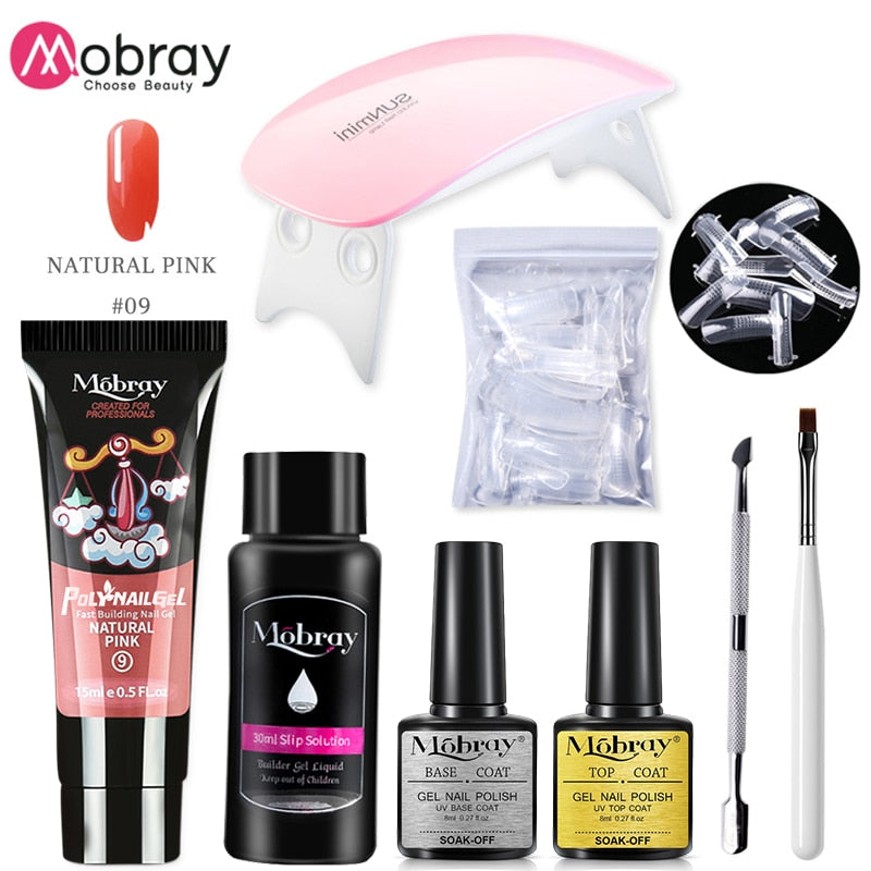 Set manicure con lampada UV LED e Gel 