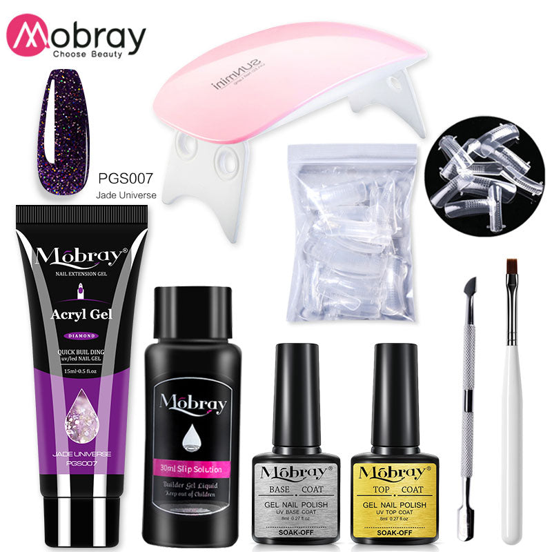 Set manicure con lampada UV LED e Gel 