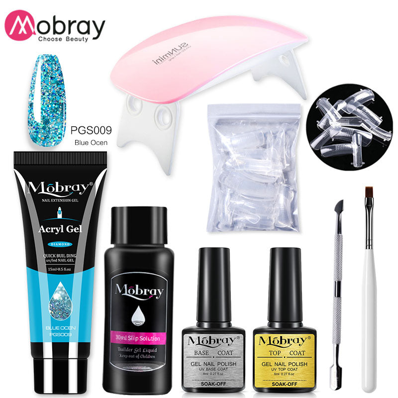 Set manicure con lampada UV LED e Gel 