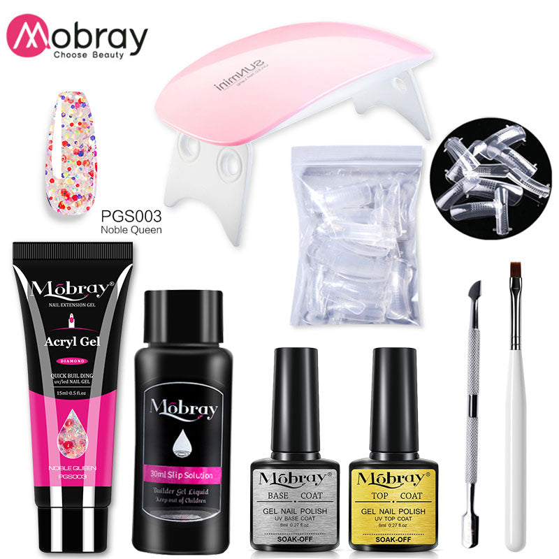 Set manicure con lampada UV LED e Gel 