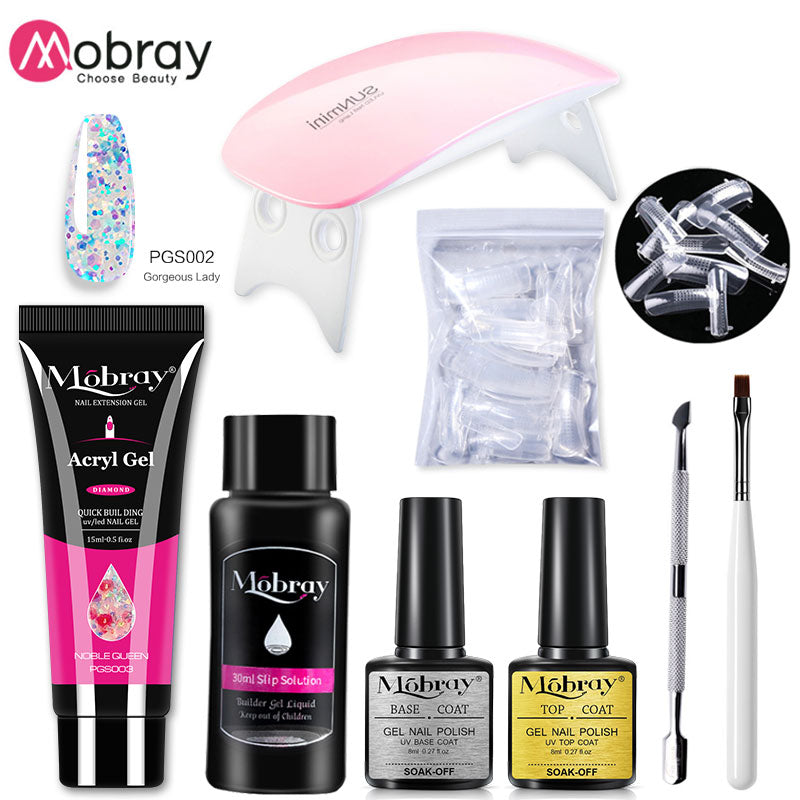 Set manicure con lampada UV LED e Gel 