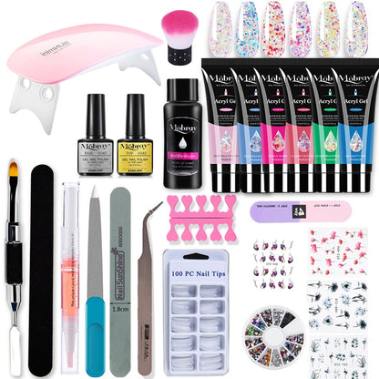 UV Gel With UV LED Lamp Manicure Set