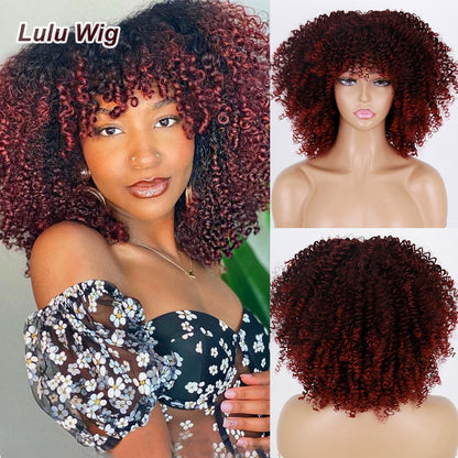 Short Curly Blonde Wig