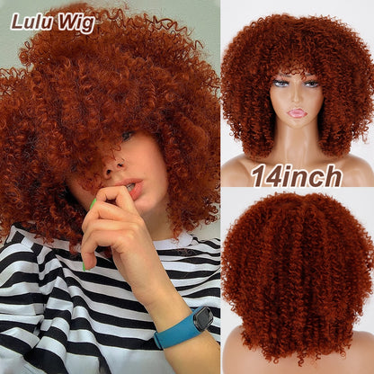 Short Curly Blonde Wig