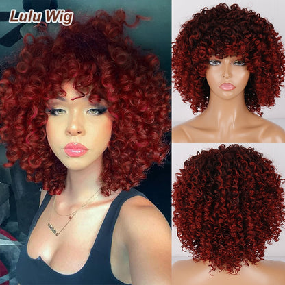 Short Curly Blonde Wig