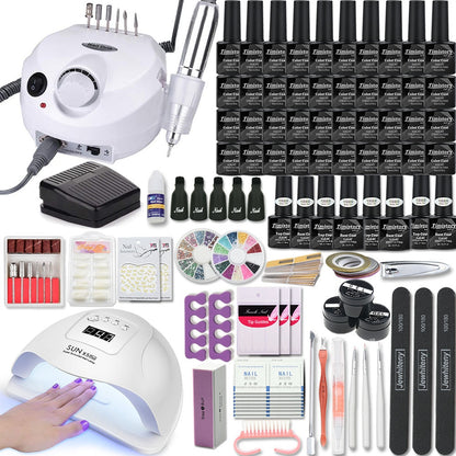 Nail Set with Nail Lamp