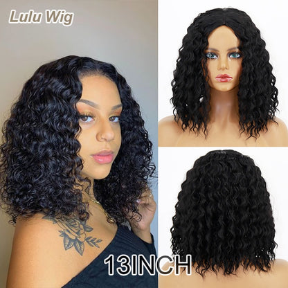 Short Curly Blonde Wig