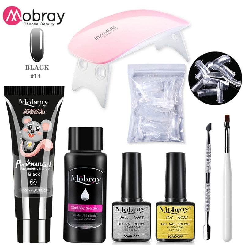 Set manicure con lampada UV LED e Gel 