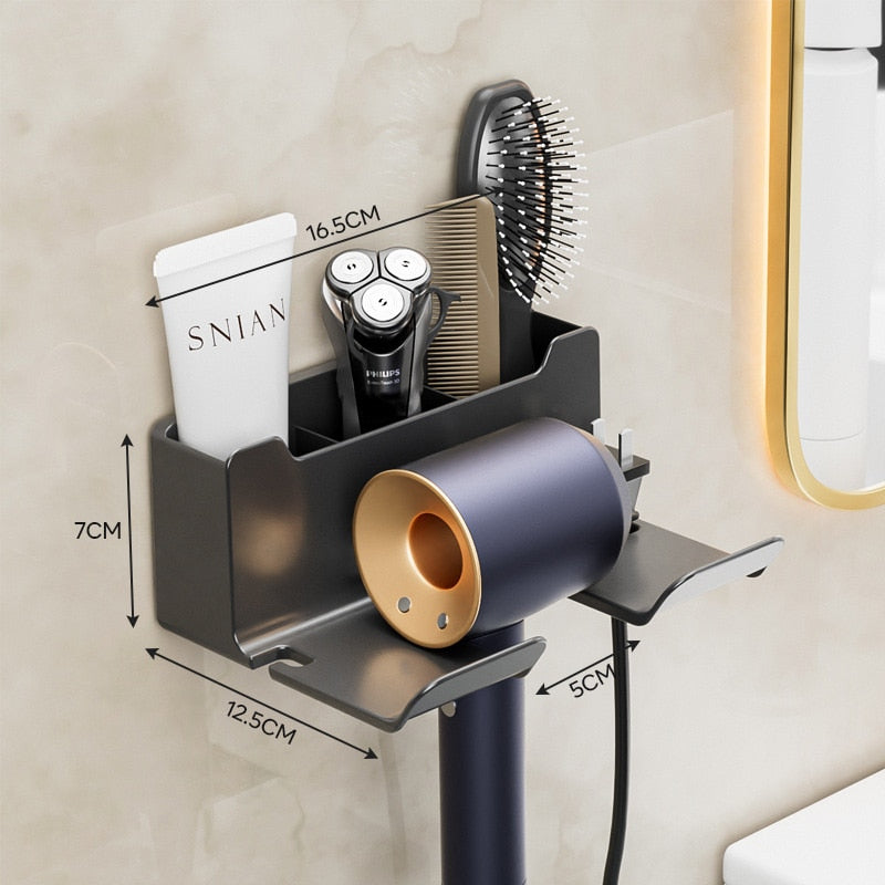 Hair Dryer Holder Wall Mounted