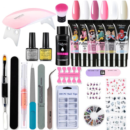 Set manicure con lampada UV LED e Gel 