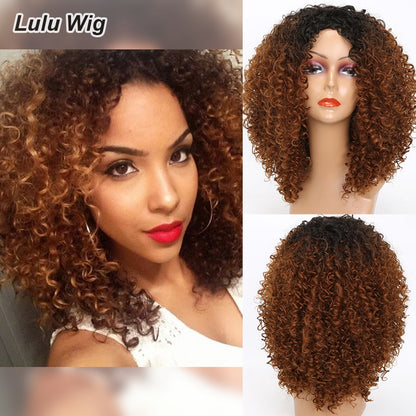 Short Curly Blonde Wig