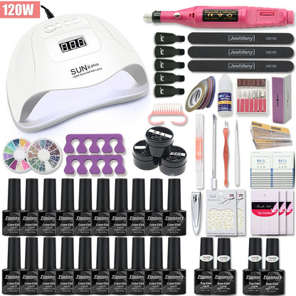 Nail Set with Nail Lamp