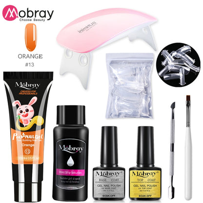 Set manicure con lampada UV LED e Gel 