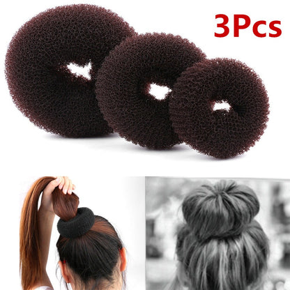 3Pcs hair Donut