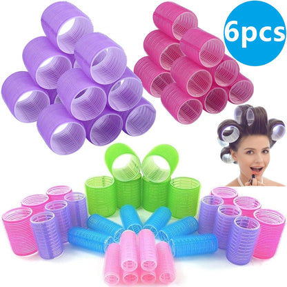 Hair self adhesive rollers